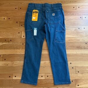 NEW Carhartt Women 12 Short Relaxed Fit Double Front Carpenter Jeans BD5110-W 1P